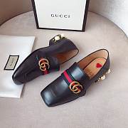 Gucci shoes black slippers with pearls - 6