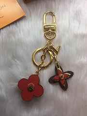 LV BLOOMING FLOWERS BAG CHARM AND KEY HOLDER M63084 - 6