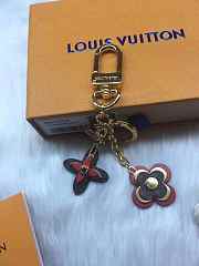 LV BLOOMING FLOWERS BAG CHARM AND KEY HOLDER M63084 - 5