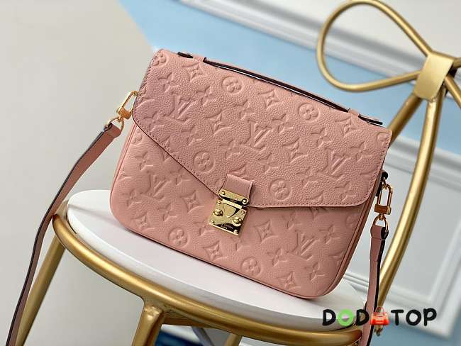 Louis Vuitton Pochette Metis Monogram Empreinte Pink M44018  - 1