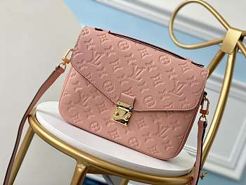 Louis Vuitton Pochette Metis Monogram Empreinte Pink M44018 