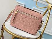 Louis Vuitton Pochette Metis Monogram Empreinte Pink M44018  - 3
