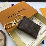 LOUIS VUITTON KIRIGAMI POUCH BAG CHARM AND KEY HOLDER BROWN - 6