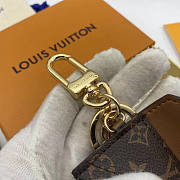 LOUIS VUITTON KIRIGAMI POUCH BAG CHARM AND KEY HOLDER BROWN - 3