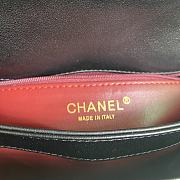 CHANEL FLAP BAG WITH TOP HANDLE A92236# Lambskin Black with Gold Hardware - 2