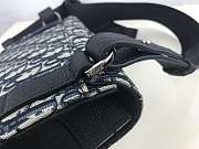 Dior 2019 Christian Dior Oblique Navy Blue saddle bag - 5