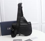 Dior Christian Dior Oblique Galaxy Leather saddle bag - 2