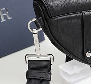 Dior Christian Dior Oblique Leather saddle bag - 5