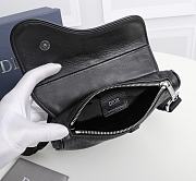 Dior Christian Dior Oblique Leather saddle bag - 6