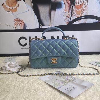 Chanel Flap Caviar With Handle AS2431#