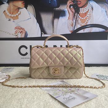Chanel Flapbag Caviar With Handle AS2431# 
