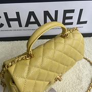 Chanel Flap Caviar With Handle AS2431# yellow - 2
