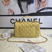 Chanel Flap Caviar With Handle AS2431# yellow - 4