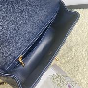 Chanel Flap Caviar With Handle AS2431# Dark Blue - 6
