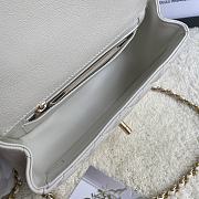 Chanel Flap Caviar With Handle AS2431# White - 2