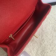 Chanel Flap Caviar With Handle AS2431# Red - 2