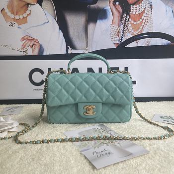Chanel Flap Caviar Bag With Handle AS2431# 