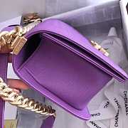 Fancybags Chanel Violet Caviar Medium Boy Bag A67086 VS02341 - 2