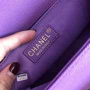 Fancybags Chanel Violet Caviar Medium Boy Bag A67086 VS02341 - 4
