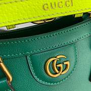 Gucci Mini Tote With Bamboo Handle style 655661 Green - 6