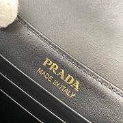 Prada Saffiano Leather Bag with Gold Chain in Black 1BD275 - 5