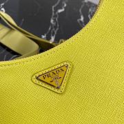 Prada Re-Edition 2005 Saffiano Leather 1BH204 Nylon Hobo Yellow - 6