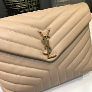 YSL LouLou Bag Style 459749# Beige With Gold hardware - 4