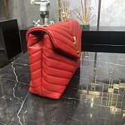 YSL LouLou Bag Style 459749# Red With Gold hardware - 4