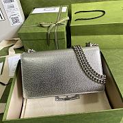 Gucci Dionysus Small Shoulder Bag in Silver Leather 499623 - 6