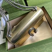 Gucci Dionysus Small Shoulder Bag in Gold Leather 499623 - 5