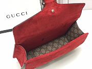 Gucci Small Dionysus GG Supreme Style 499623 Red - 5