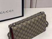 Gucci Small Dionysus GG Supreme Style 499623 Red - 6