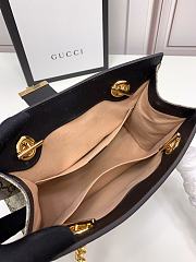 Gucci Padlock Tote Style 498156 Black - 6