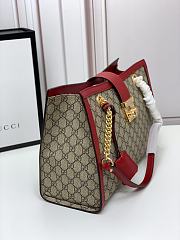 Gucci Padlock Tote Style 479197 Red - 6