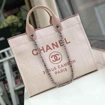 Fancybags Chanel Canvas Large Deauville Shopping Bag