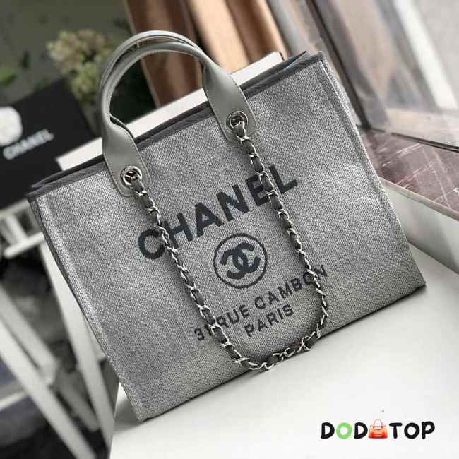 Fancybags Chanel Canvas Large Deauville Shopping Bag 001 - 1