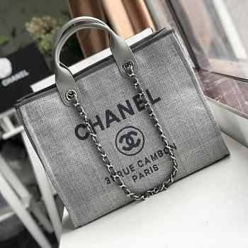 Fancybags Chanel Canvas Large Deauville Shopping Bag 001