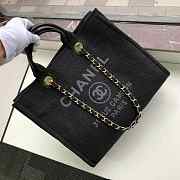Chanel Canvas Large Deauville Shopping Bag 002 - 4