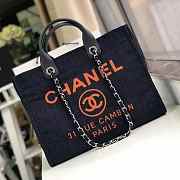 Chanel Canvas Large Deauville Shopping Bag 003 - 1