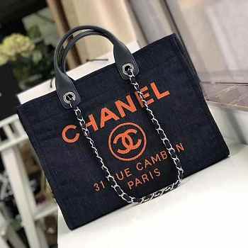 Chanel Canvas Large Deauville Shopping Bag 003