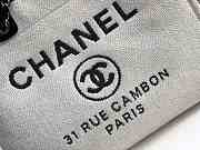 Chanel Canvas Large Deauville Shopping Bag 004 - 3