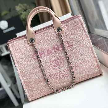 Chanel Canvas Large Deauville Shopping Bag 005