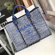 Chanel Canvas Large Deauville Shopping Bag 006 - 1