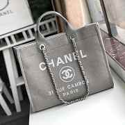 Chanel Canvas Large Deauville Shopping Bag 007 - 1