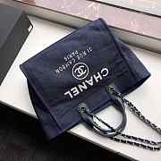 Chanel Canvas Large Deauville Shopping Bag 008 - 2