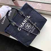 Chanel Canvas Large Deauville Shopping Bag 008 - 3