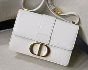 Dior 30 Montaigne In White Leather - 2