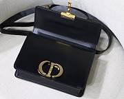 Dior 30 Montaigne In Black Leather - 6