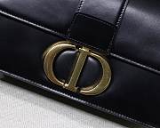 Dior 30 Montaigne In Black Leather - 4