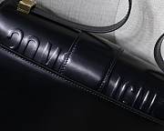 Dior 30 Montaigne In Black Leather - 3
